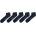 Slazenger Мъжки чорапи Slazenger 5 Pack Trainer Socks Mens - Black