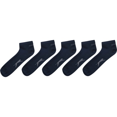 Slazenger Мъжки чорапи Slazenger 5 Pack Trainer Socks Mens - Black