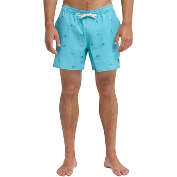 Quiksilver Бански гащета Quiksilver Stretch Printed Volley 16´´ swimming shorts - Blue (Aqua Spaced Out)