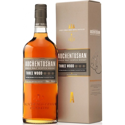 Auchentoshan Three Wood 12y 43% 0,7 l (kartón)