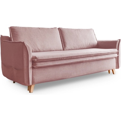 Miuform Светлорозов разтегателен диван 225 cm Charming Charlie - Miuform (974LIN10)