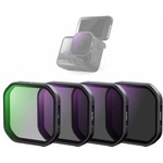 NEEWER Pack of 4 ND Polarizing Filter Compatible with Insta360 Ace Pro 2, PL/ND16/ND32/ND64 Gray Filter Kit, Not compatible updated version of the newly designed round octagonal lens protector, FL90 - 101053