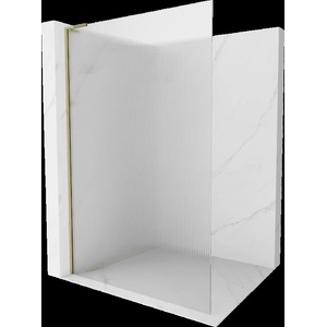 Mexen Kioto L душ параван Walk-in 80 x 200 см, райета, златен - 800-080-103-50-09 (800-080-103-50-09)
