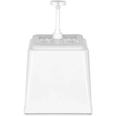 Dávkovač na omáčky s pumpičkou, HENDI, 2,5L, Bílá, 230x210x(v)327mm 203545H