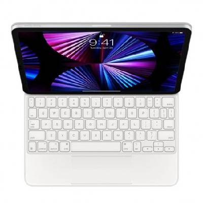 Клавиатура Apple Magic Keyboard for iPad Pro 11-inch (3rd gen. ) and iPad Air (5th gen. ) - Bulgarian - White (MJQJ3BG/A)