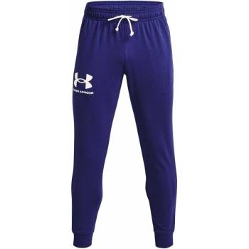 Under Armour Men's UA Rival Terry Joggers Sonar Blue/Onyx White S Фитнес панталон (1361642-468-SM)