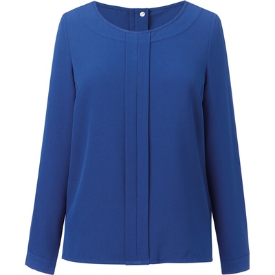 Brook Taverner dámska blúzka s dlhým rukávom BR802 Royal Blue