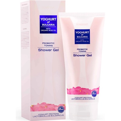 BioFresh Probiotický tonizující sprchový gél s růžovým olejem 200 ml