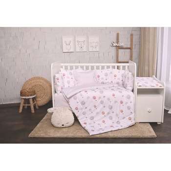 Image 1 of Lorelli Спален комплект Lorelli - Лили, Сиви балони, 60 х 120 cm (20800145301)