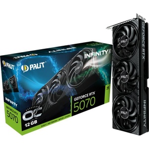 Palit GeForce RTX 5070 Infinity 3 OC 12GB GDDR7 192bit (NE75070S19K9-GB2050S) Видео карти