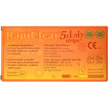 RapiClear 5 x LH strips jednokrokový ovulačný test 5 ks