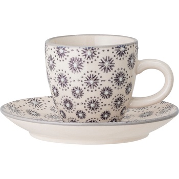 Bloomingville Чаша за еспресо Elsa с чинийка 80 мл (82050088)