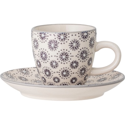 Bloomingville Чаша за еспресо Elsa с чинийка 80 мл (82050088)