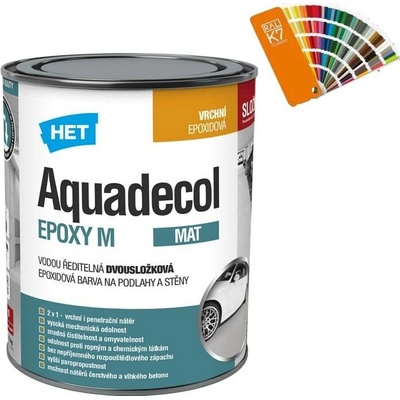 Het Aquadecol Epoxy M - 10 kg (8,5 kg Složky 1 + 2 x 750 g Složky 2), RAL 7031