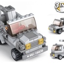 Stavebnice Sluban Sluban B0537C Aircraft Carrier Raketomet 3v1 125 ks