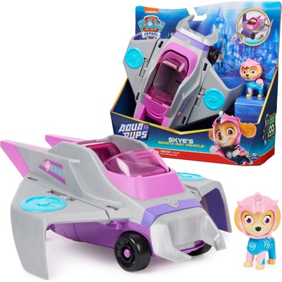 Spin Master Paw Patrol základní vozidla s figurkou Skye+vozidlo