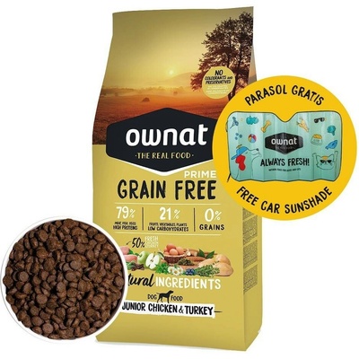 Ownat Grain Free Prime Junior Chicken & Turkey 12 kg