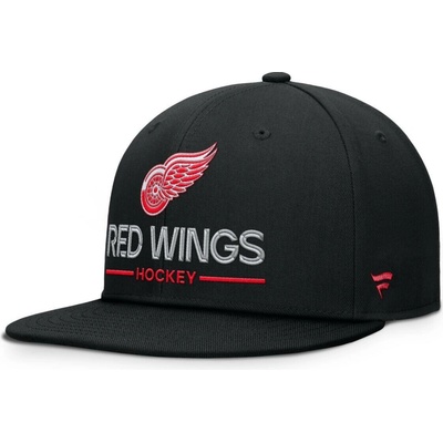 Fanatics Detroit Red Wings NHL Authentic Pro A/Cap Flat Brim Square Visor Structured