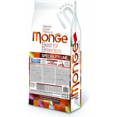 MONGE Best for Breeders Speciality Line Puppy & Junior Monoprotein Jahňacím Mäsom a Ryžou 15 kg