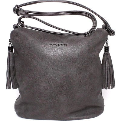 Flora & Co Středně velká crossbody kabelka H7150 šedá