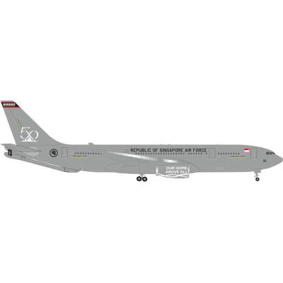 Herpa A330-243MRTT Republic of Singapore Air Force 112 Squadron Changi Air Base “RSAF 50 years” 1:500