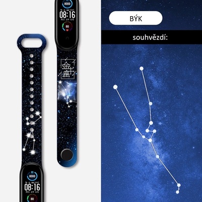 Xiaomi Mi Band 3/4 náhradní náramek Znamení zvěrokruhu Býk MBSCZ-34ZNA05