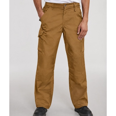 Russell Athletic 015M / Мъжки работен платнени панталони, удължени - camel 54 (12C15M02452)