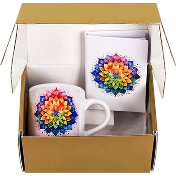 Подаръчен комплект - Мандала с чаша и тефтерче (К102243)