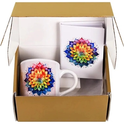 Подаръчен комплект - Мандала с чаша и тефтерче (К102243)