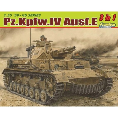 Dragon Models Model Kit tank 6874 Pz.Kpfw.IV Ausf.E 3 in 1 1:35