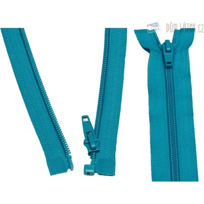 YKK Zips špirálový deliteľný modrý 45 cm