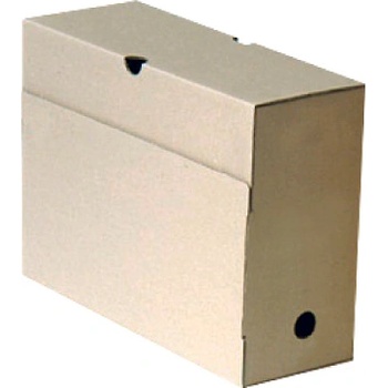 Архивна кутия картонена 350x250x80 mm Кафява (1304058-11)