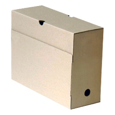 Архивна кутия картонена 350x250x80 mm Кафява (1304058-11)