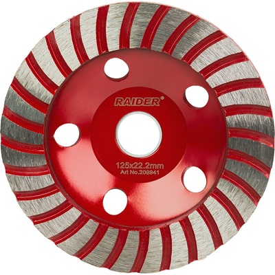 Raider Диск диамантен за шлайфане 125x22.2mm Turbo 20mm (0209941)