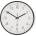 Nedis CLWA6226BK - Стенен часовник Ø 30, 5 см 1xAA черен (NE0812)