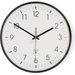 Nedis CLWA6226BK - Стенен часовник Ø 30, 5 см 1xAA черен (NE0812)