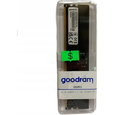 GoodRam DDR5 16GB 5600MHz CL46 GR5600D564L46S/16G