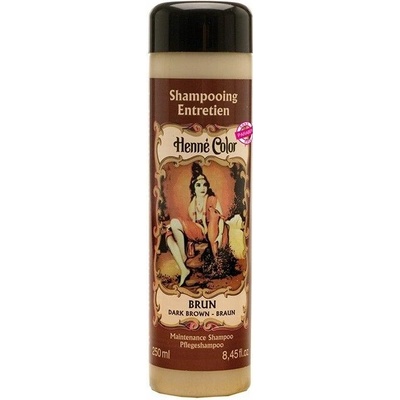 Henna Prírodný šampón s výťažkom z henny Brun Hnedá 250 ml