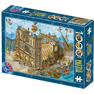 D-Toys - Puzzle Cartoon Collection - Notre Dame II - 1 000 piese