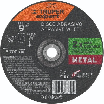 Truper eXpert Brúsny kotúč ABT-223 230 mm 11547
