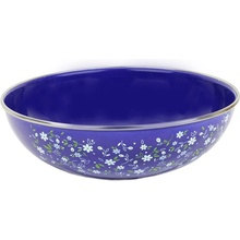 BELIS Smaltovaná miska 26 cm 2.5 l velká ROMANCE modrá 45026-009DDEX5