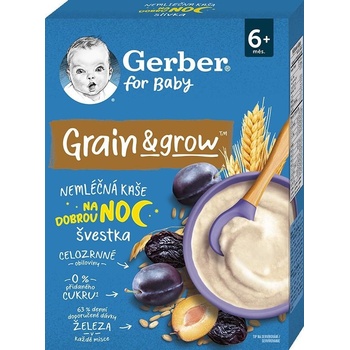 Gerber for Baby Nemléčná kaše na dobrou noc švestka 200 g