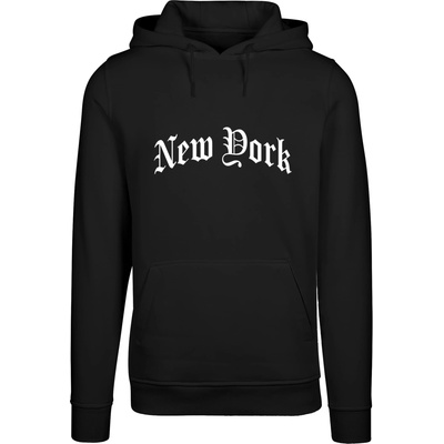 Mister Tee New York Wording Hoody black XXLUB-MT3585-00007 - Бял, размер S