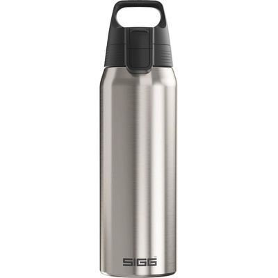 SIGG - Insulated drinking bottle - Thermos bottle Shield Therm One Brushed - carbonated drinks - leak-proof - dishwasher safe - BPA-free - 90% recycled stainless steel - silver - 0.75L - 6217.90