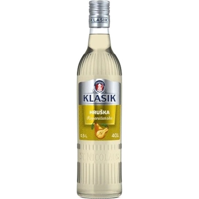 Klasik Hruška Kopaničiarska 40% 0,5 l (čistá fľaša)