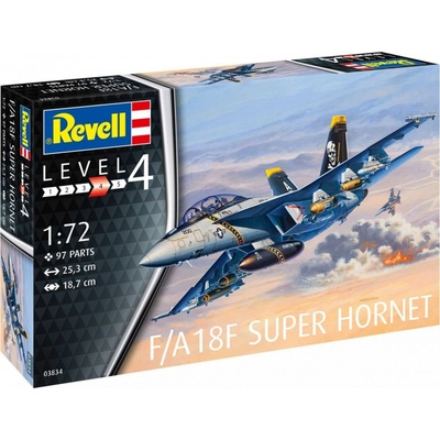 Hornet Plastic ModelKit lietadlo 03834F/A18F Super 1:72