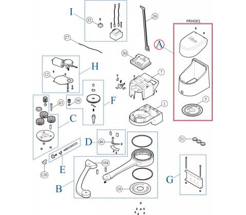 PRHO01 kit krytů pro HOPP