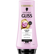 Schwarzkopf Gliss kondicionér pre lesk vlasov Liquid Silk 200 ml