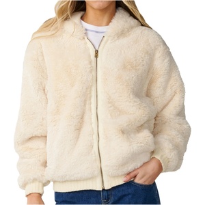 Rip Curl Дамско поларено яке Rip Curl Women's Bossa Nova Fluffy Polar Fleece Fleece jacket - Bone (105-7925-0113)