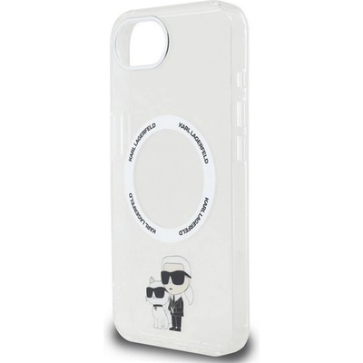 CG Mobile iPhone 16e KARL LAGERFELD IML KARL AND CHOUPETTE MAGSAFE Силиконов удароустойчив протектор за телефон, MagSafe, TRANSFER KLHMPSE4HNKCIT (KLHMPSE4HNKCIT)